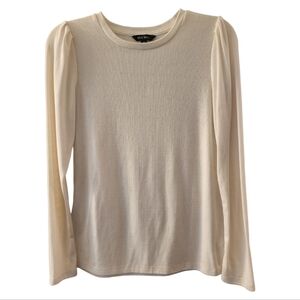 Well Worn Women's Elegant CreamLightweight Knit Long Sleeve Sweater - Size XS